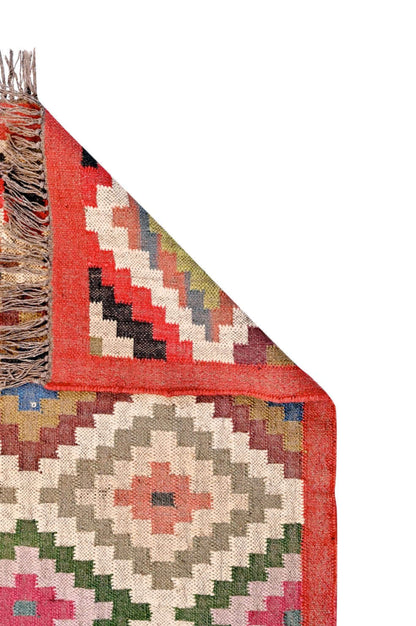  alfombra kilim de fibras naturales, yute y lana. Kilim Me, tienda online de alfombras y kilims