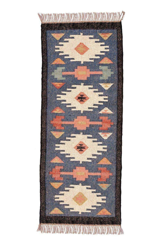 Alfombra tipo kilim, kilims tejidos a mano en yute y lana. Alfombras Kilim modernos, Alfombras en fibras naturales.