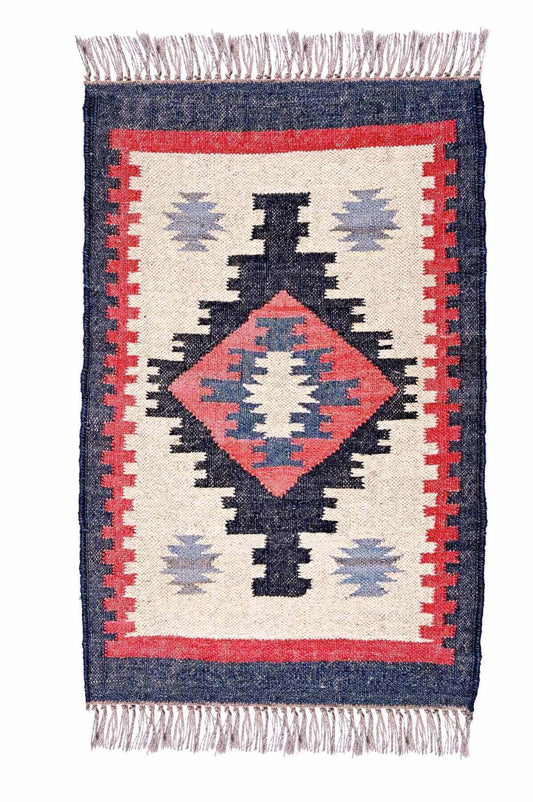  alfombra kilim de fibras naturales, yute y lana. Kilim Me, tienda online de alfombras y kilims