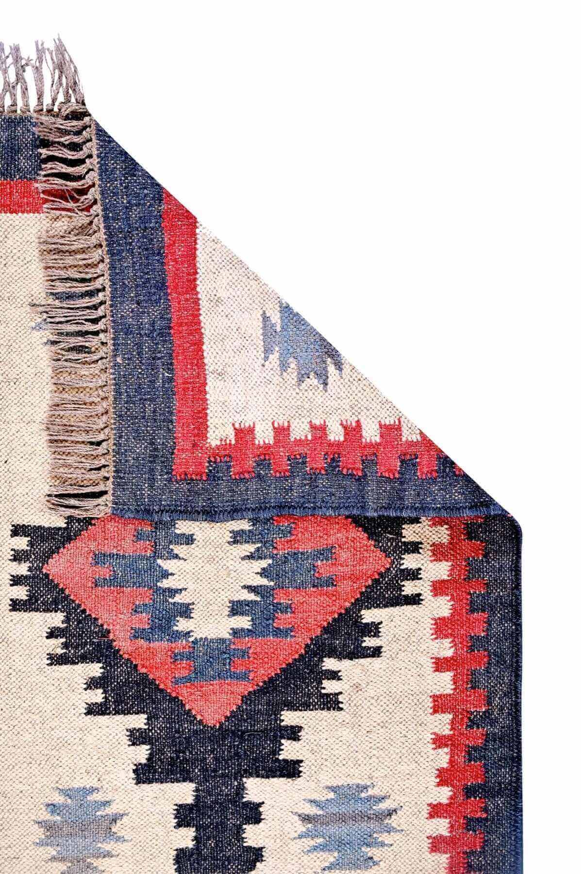  alfombra kilim de fibras naturales, yute y lana. Kilim Me, tienda online de alfombras y kilims