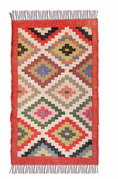  alfombra kilim de fibras naturales, yute y lana. Kilim Me, tienda online de alfombras y kilims