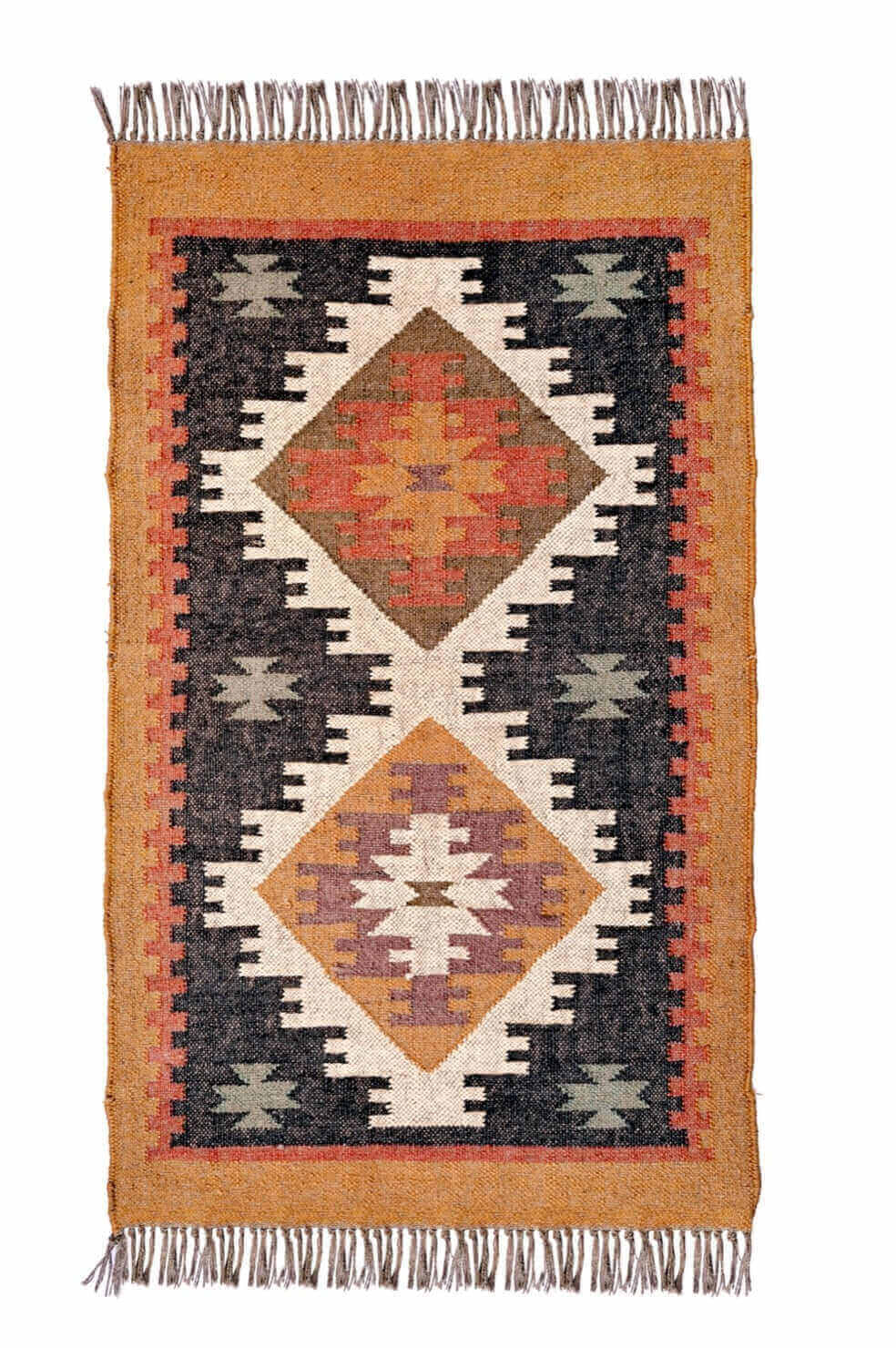  alfombra kilim de fibras naturales, yute y lana. Kilim Me, tienda online de alfombras y kilims