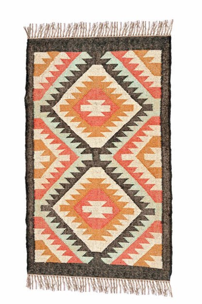  alfombra kilim de fibras naturales, yute y lana. Kilim Me, tienda online de alfombras y kilims