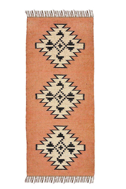 alfombra kilim, de lana y yute, kilim de pasillo hecha a mano en fibras sostenibles. Más de 400 modelos, más de 35 medidas.