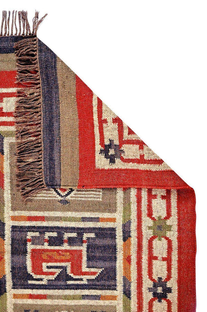 alfombra kilim, de lana y yute, kilim de pasillo hecha a mano en fibras sostenibles. Más de 400 modelos, más de 35 medidas.