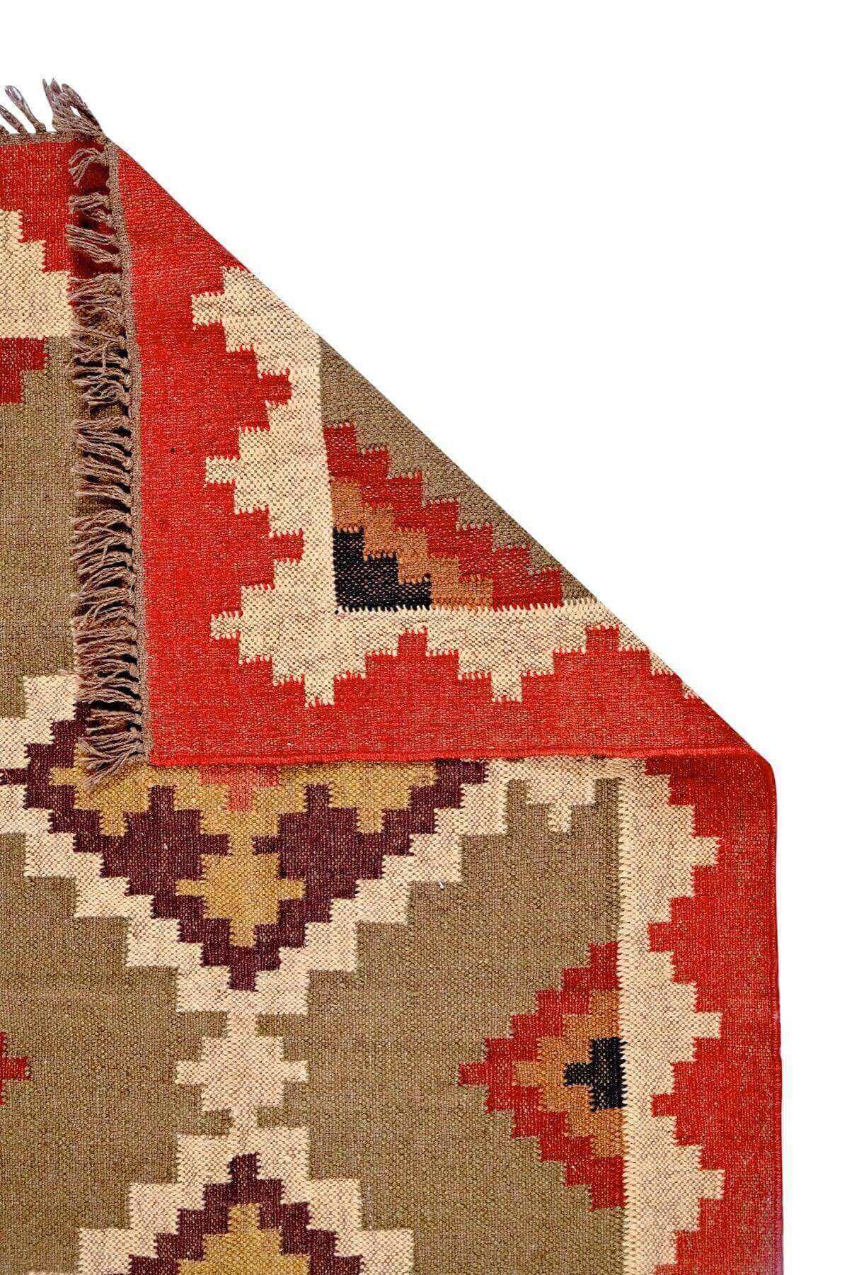 alfombra kilim, de lana y yute, kilims hechos a mano en fibras sostenibles. Más de 400 modelos, más de 35 medidas.