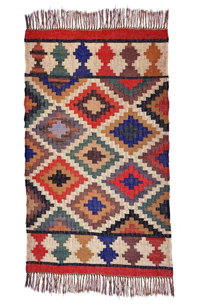 alfombra kilim, de lana y yute, kilims hechos a mano en fibras sostenibles. Más de 400 modelos, más de 35 medidas.