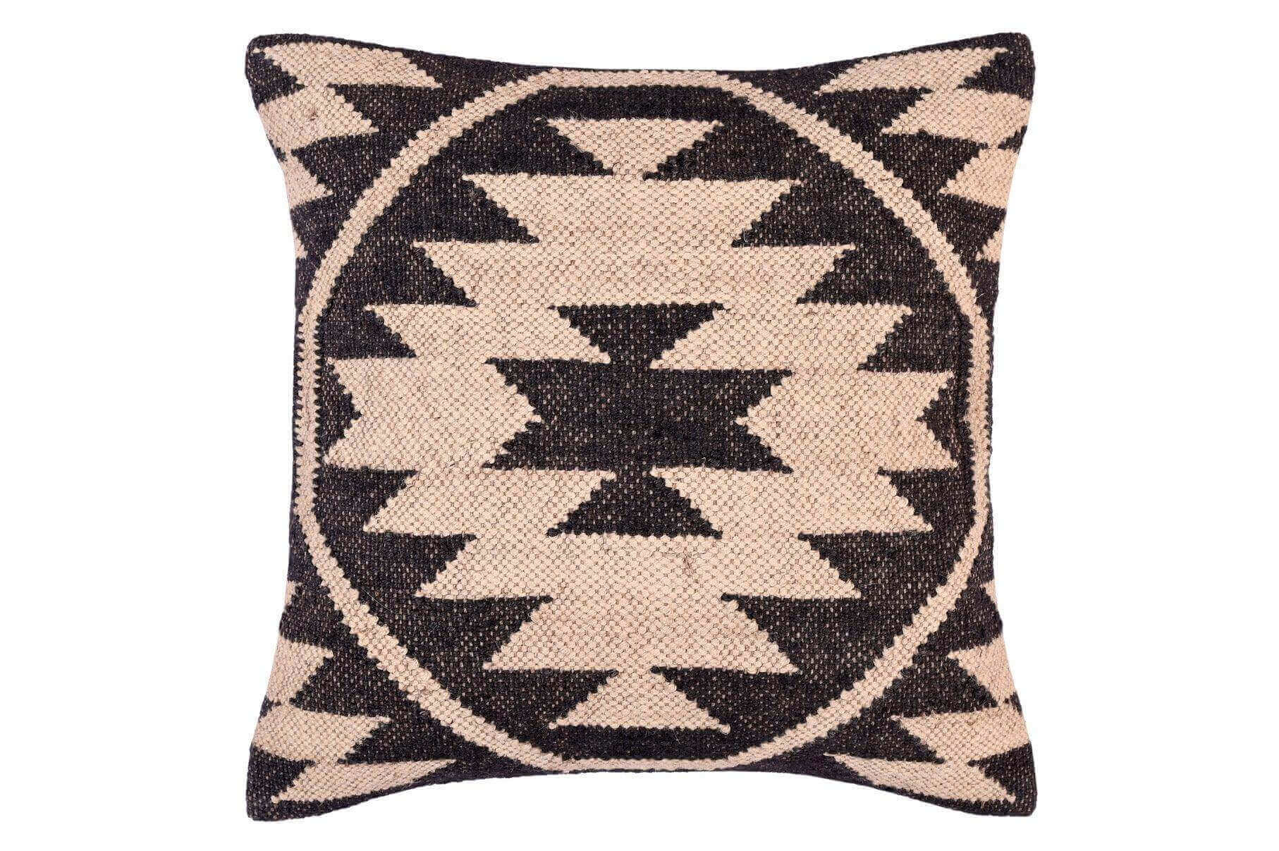 funda de cojin kilim yute y lana, 45x45, cojines kilim, cojines kilims